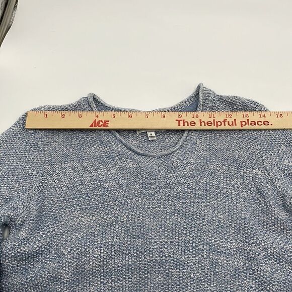 Blue 100% cotton Croft and barrow sweater - Picture 8 of 10
